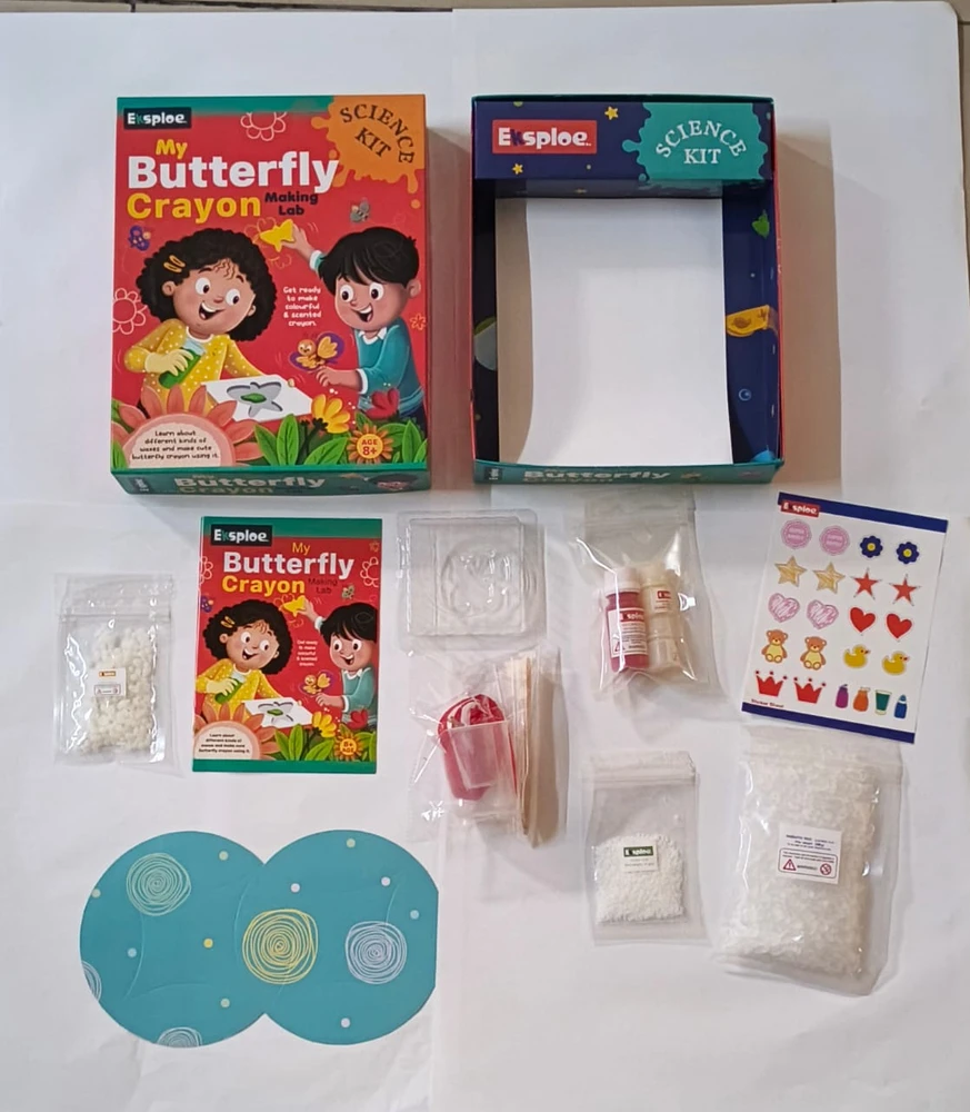 Eksploe My Butterfly Crayon Making Lab