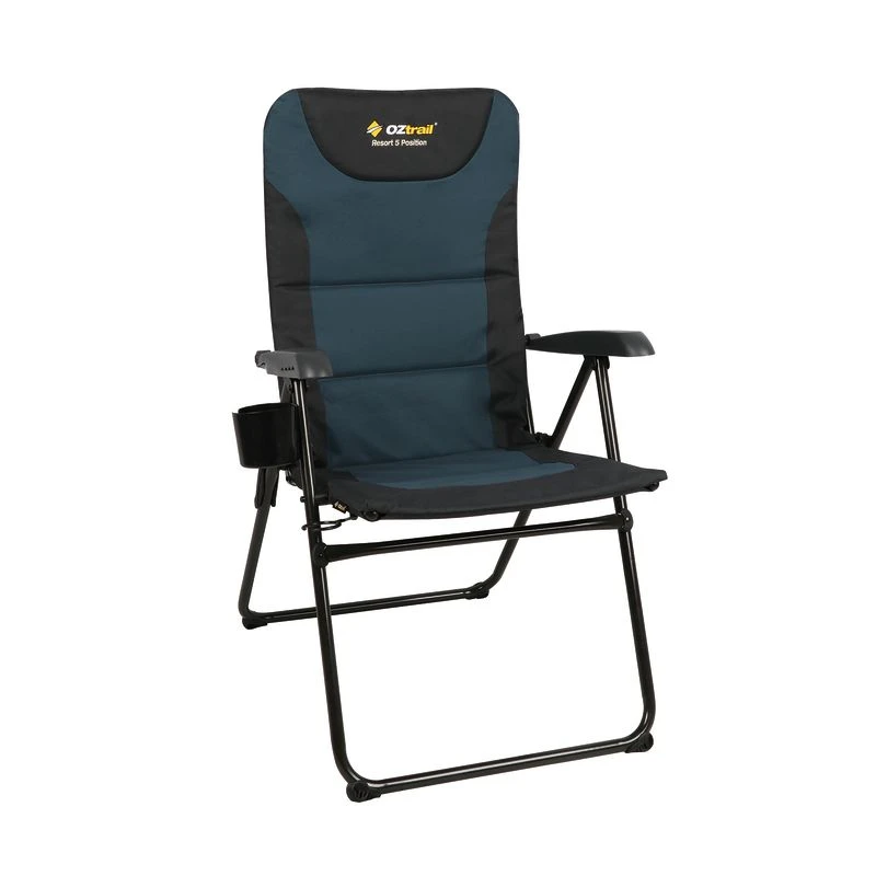 Resort 5-Position Arm Chair 150kg Navy