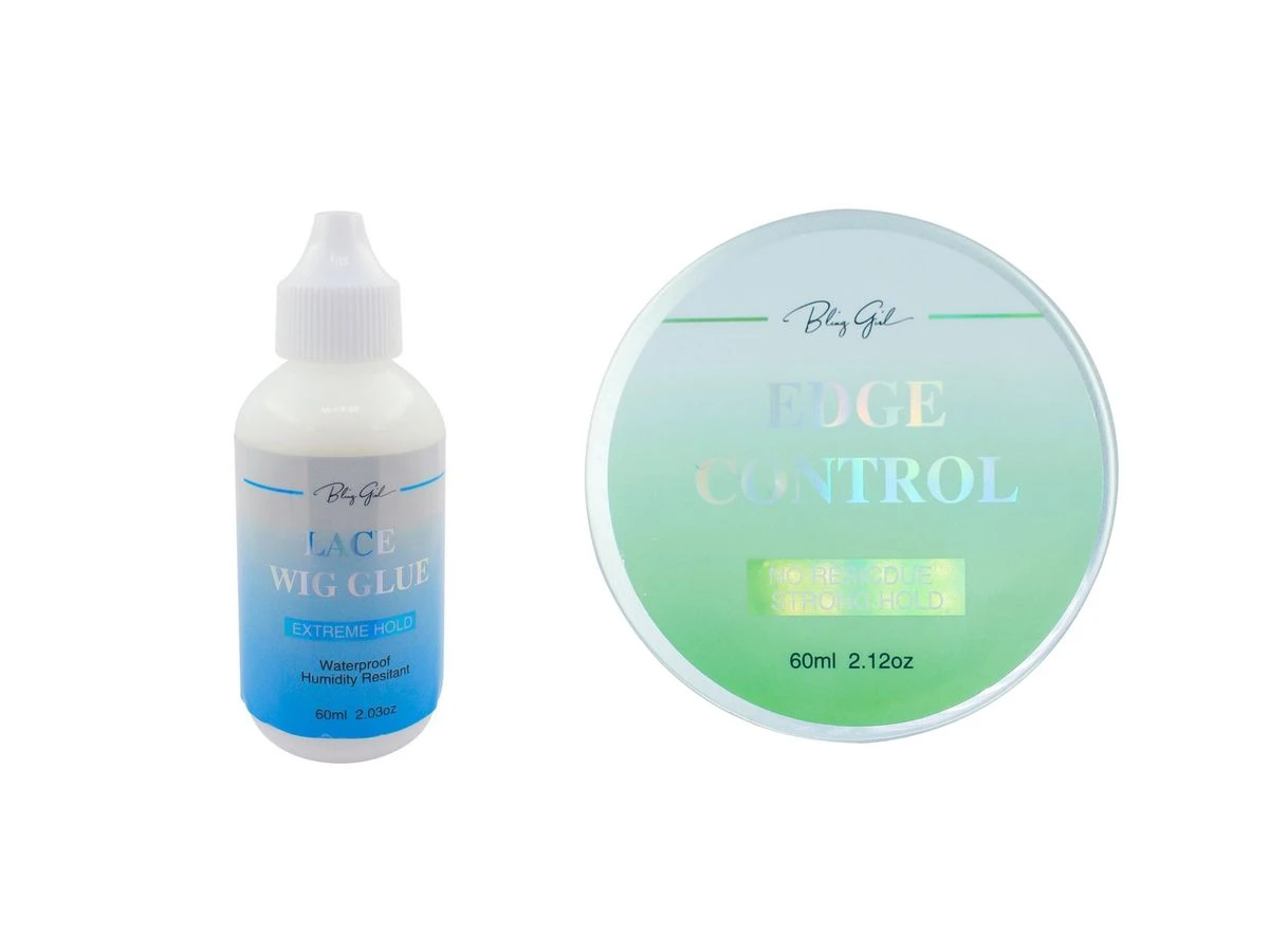 Bling Girl Lace Glue 60ml x Bling Girl Edge Control 60ml combo