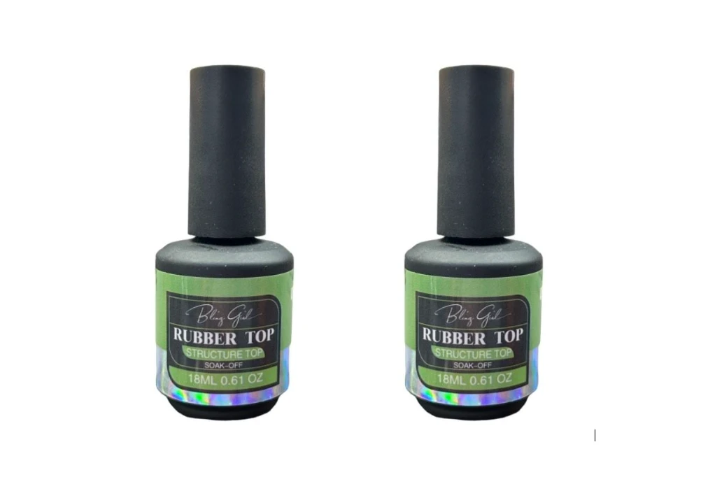 Bling Girl Structure Rubber Top Coat Gel- 18ml x 2