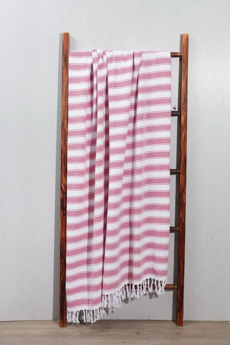Cotton Stripe Throw 125x150cm