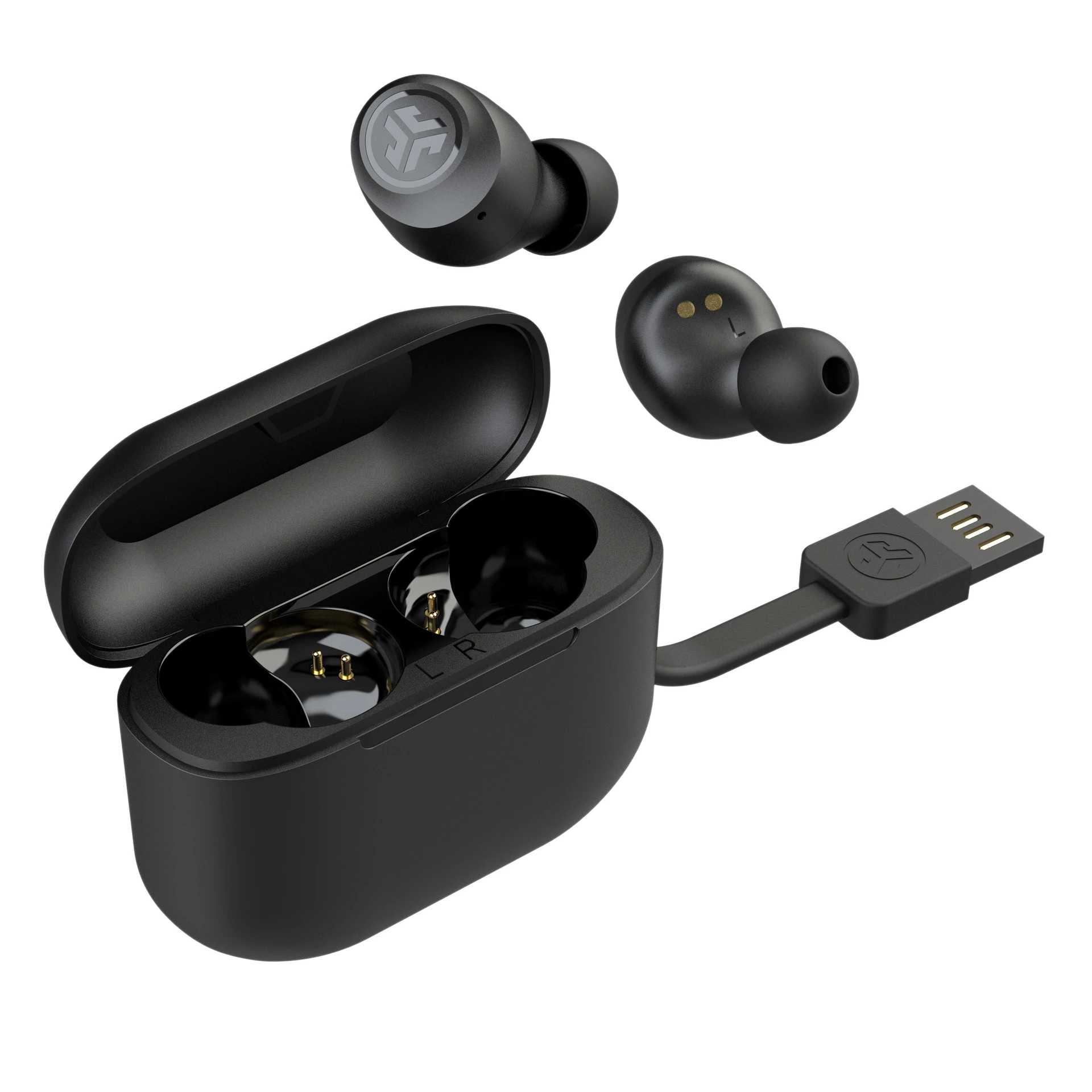 JLab Go Air Pop Wireless Earbuds Black