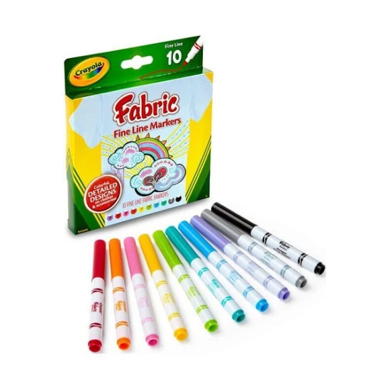Crayola 10 Fabric Markers