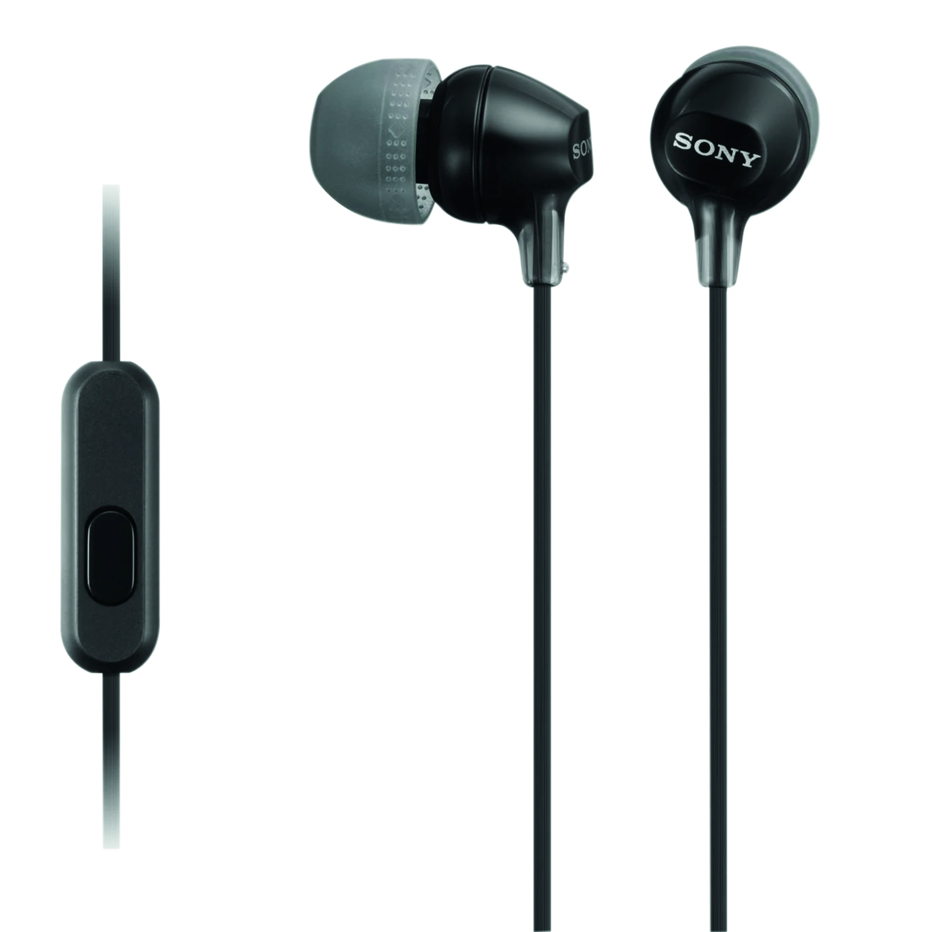Sony MDR-EX15AP Earphones with Mic Black