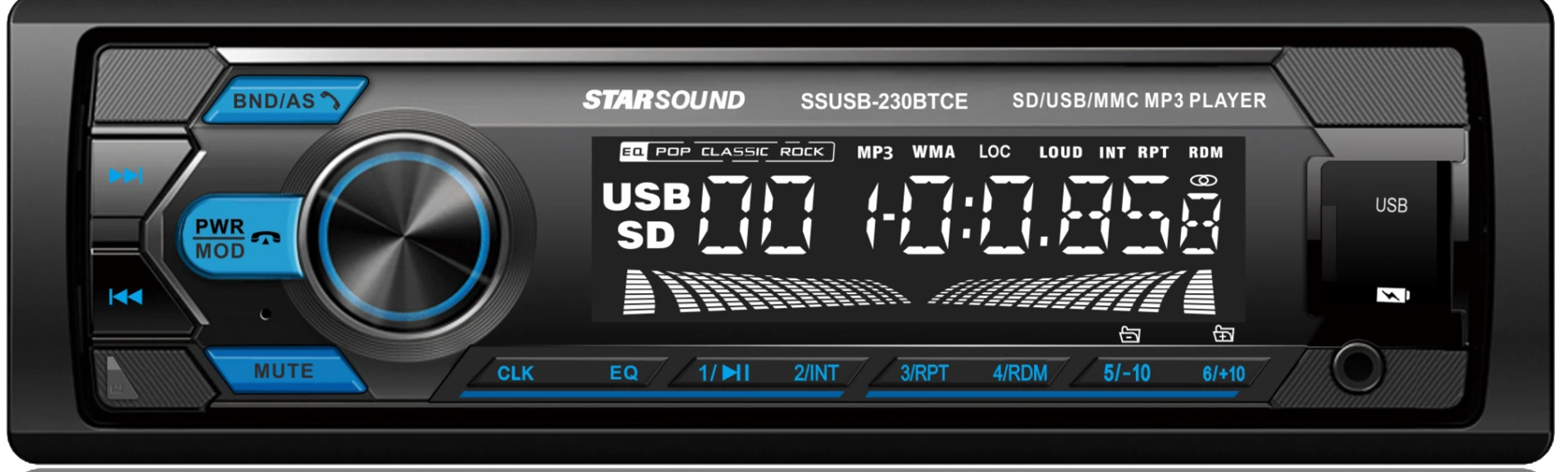 Starsound SSUSB-230BTCE Car Radio