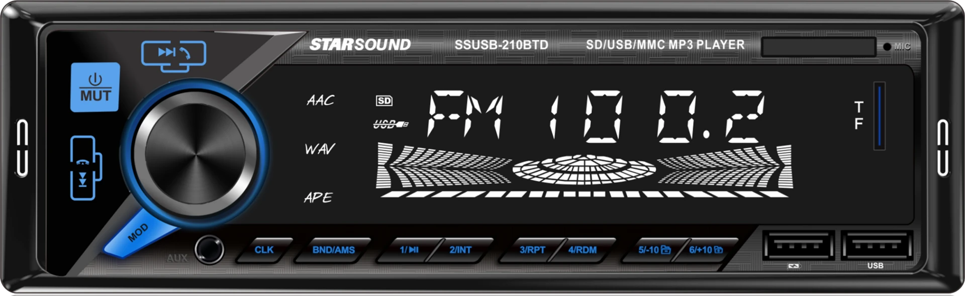 Starsound SSUSB-210BTD Car Radio