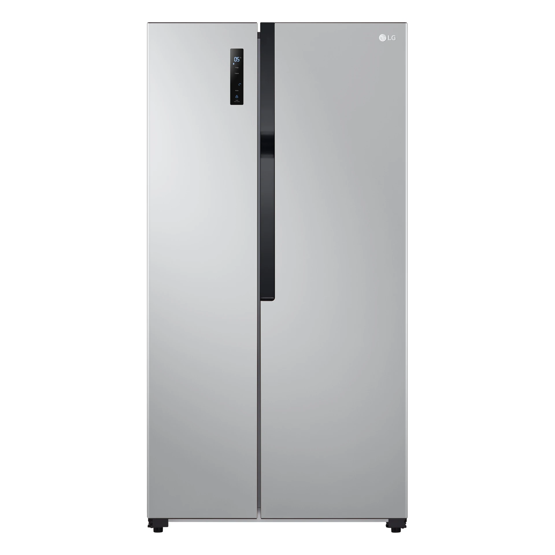 LG 519L Side by Side Fridge Freezer Silver GCFB507PQAM