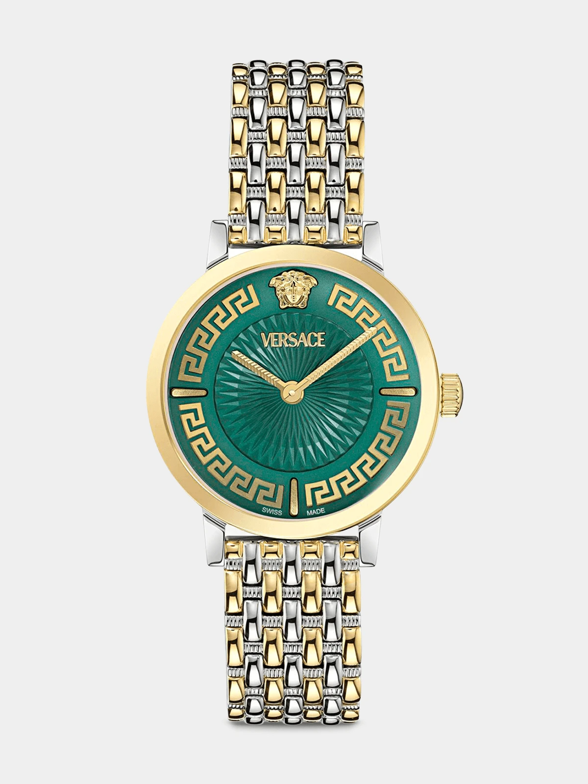 Versace Greca Fortuna Two-Tone Stainless Steel Bracelet Watch