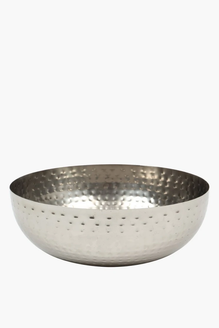 Small Metal Hammered Champagne Bowl