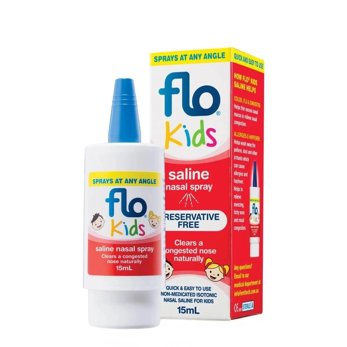 Flo Kids Saline + Spray 15ml