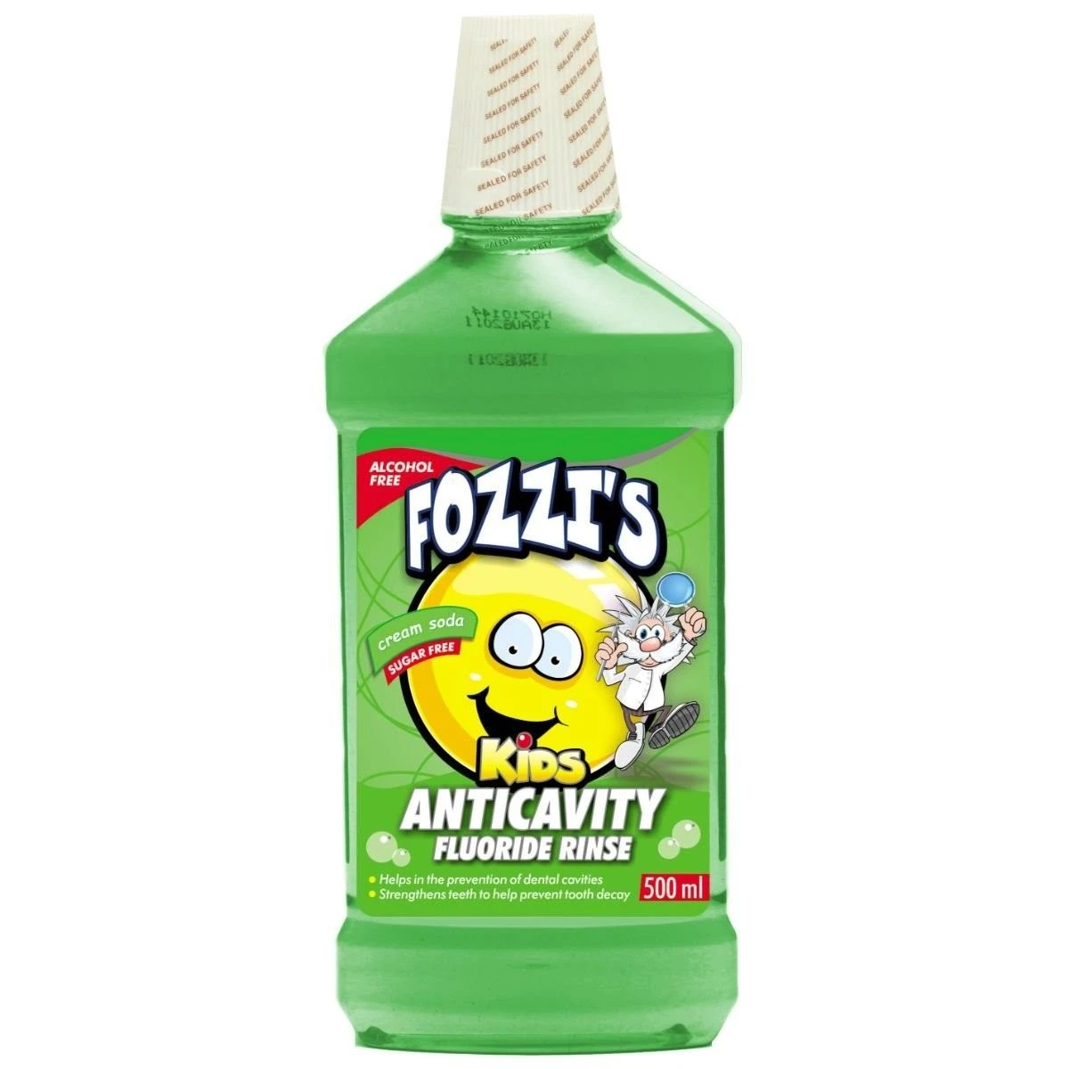 Fozzi's Mouthwash Kids Creamsoda 500ml