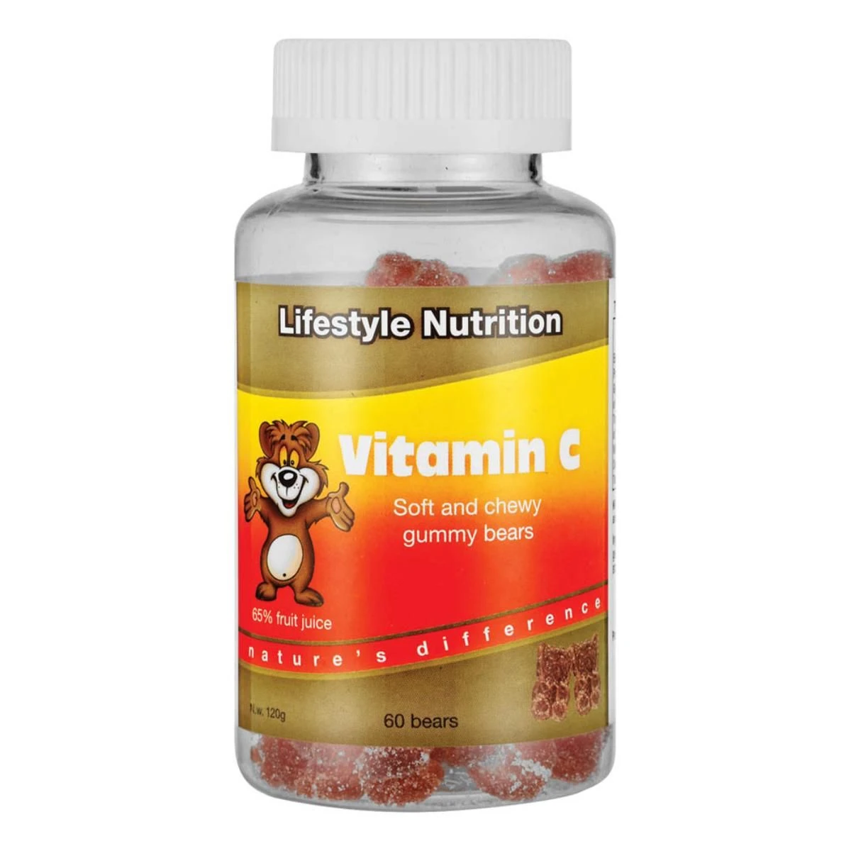Lifestyle Gummy Bears Vitamin C 60's