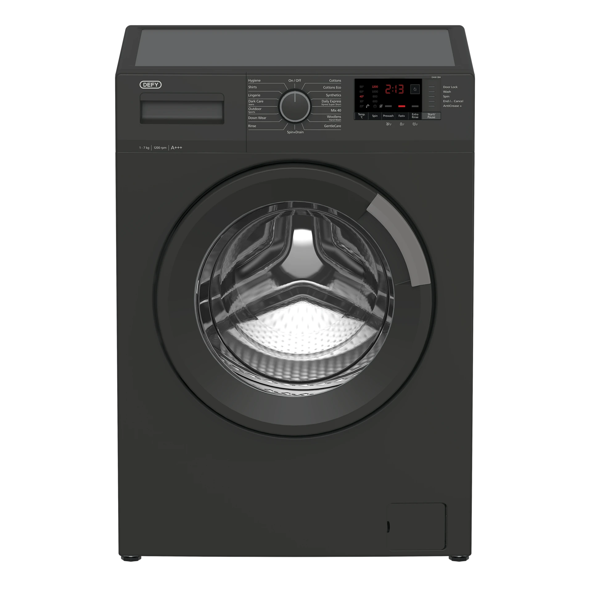 Defy 7kg Front Loader Washer Manhattan Grey DAW384