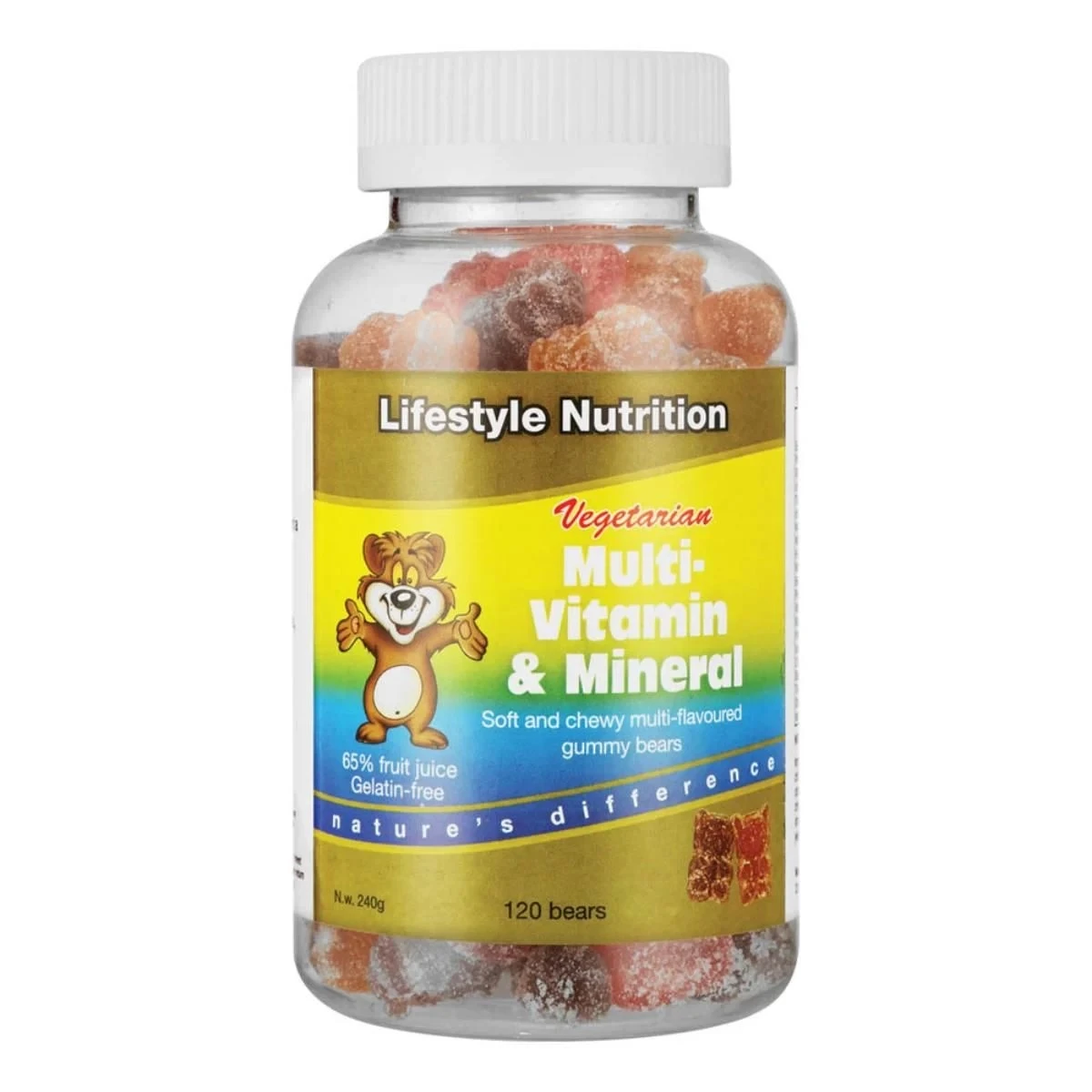 Lifestyle Gummy Bears Multivitamin 120's